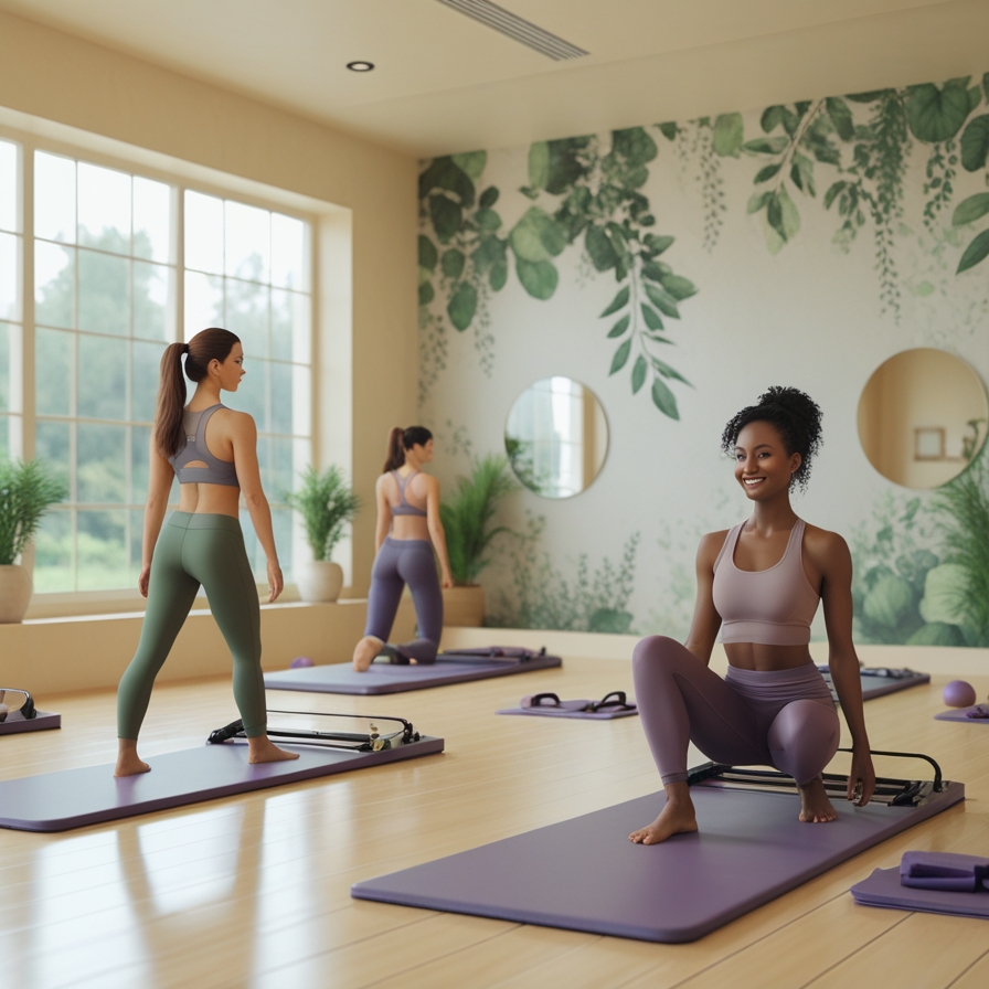 Pilates equipment room
